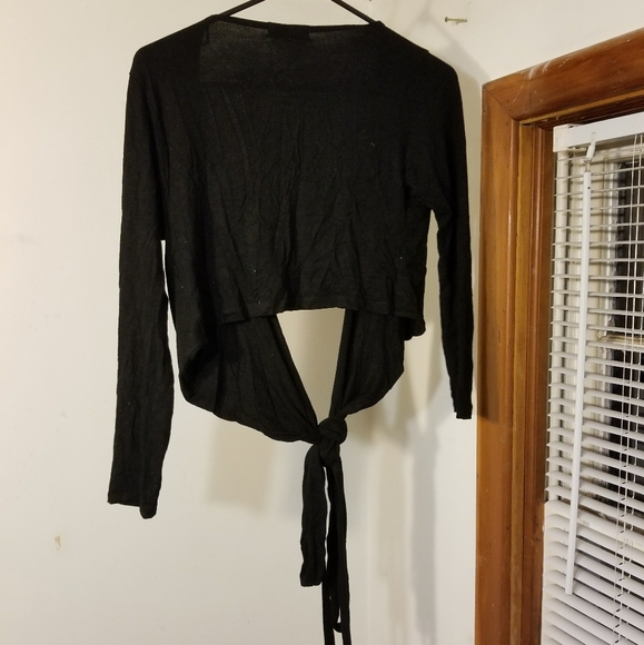 Harmony long sleeve tie up top - Picture 2 of 3